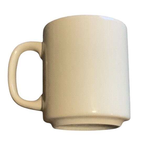 Vtg 1983 Follow Your Dreams Rainbow Ceramic Mug C.M. Paula Korea White Coffee - Picture 2 of 6